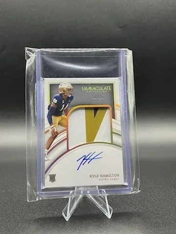 kyle hamilton 2022 panini immaculate collection, collegiate gold 10/25 (notre dame) kyle hamilton 2022 panini immaculate collection, collegiate gold 10/25 (notre dame)